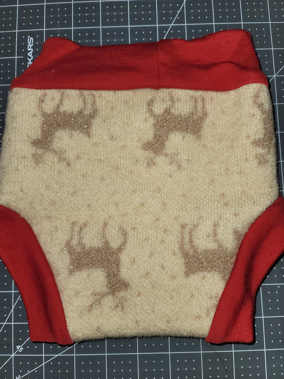 Medium Reindeer Wool Diaper Cover