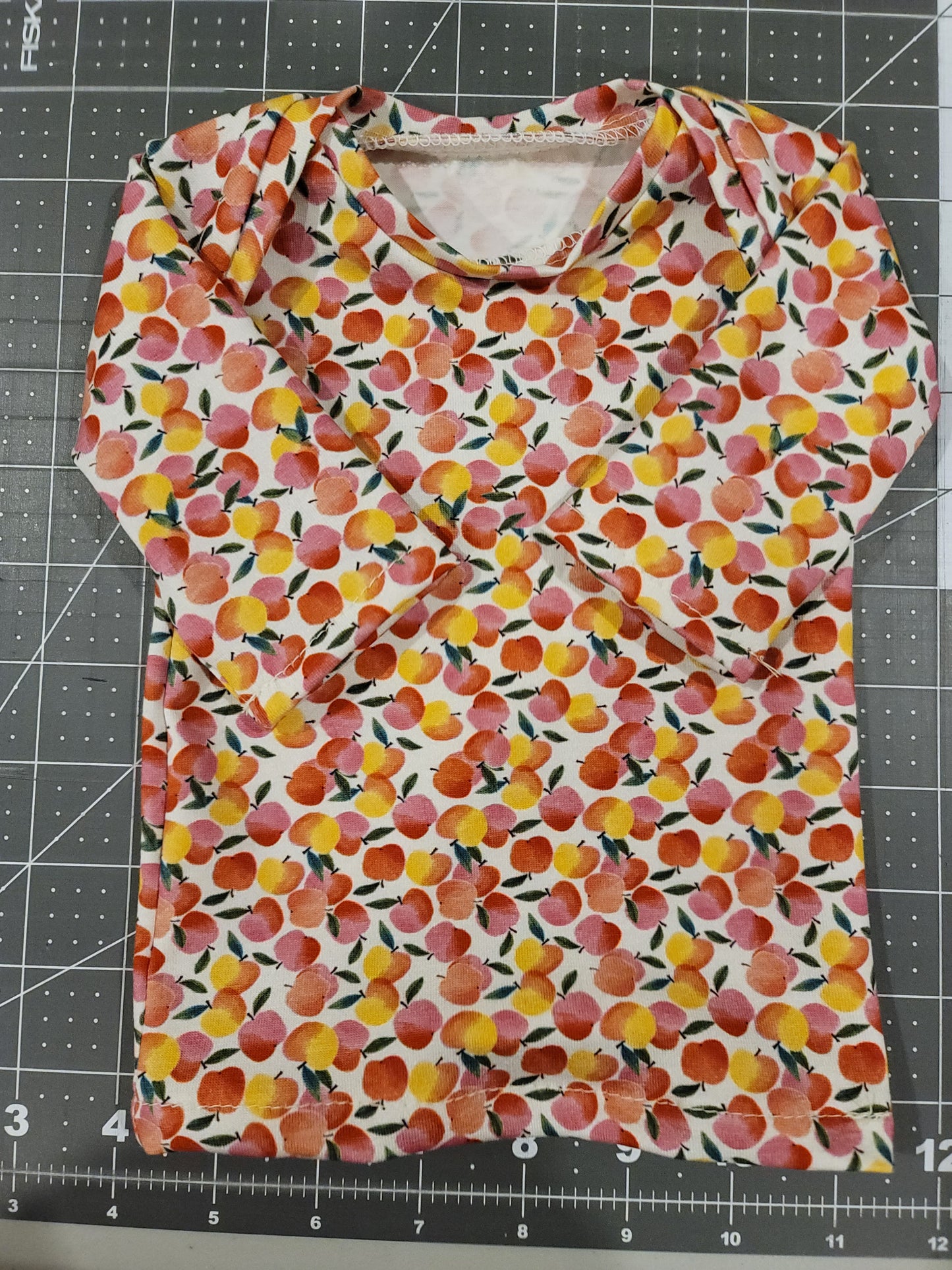 Apples Fitted Preemie Diaper and Shirt Set