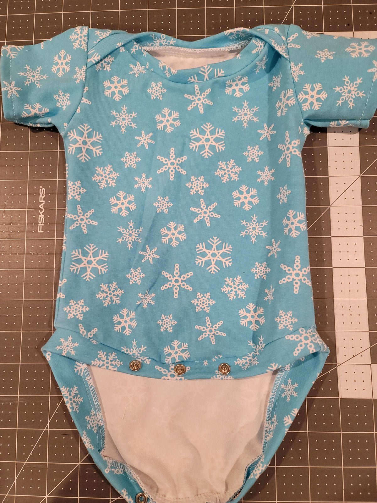 Snowflakes Newborn Bodysuit