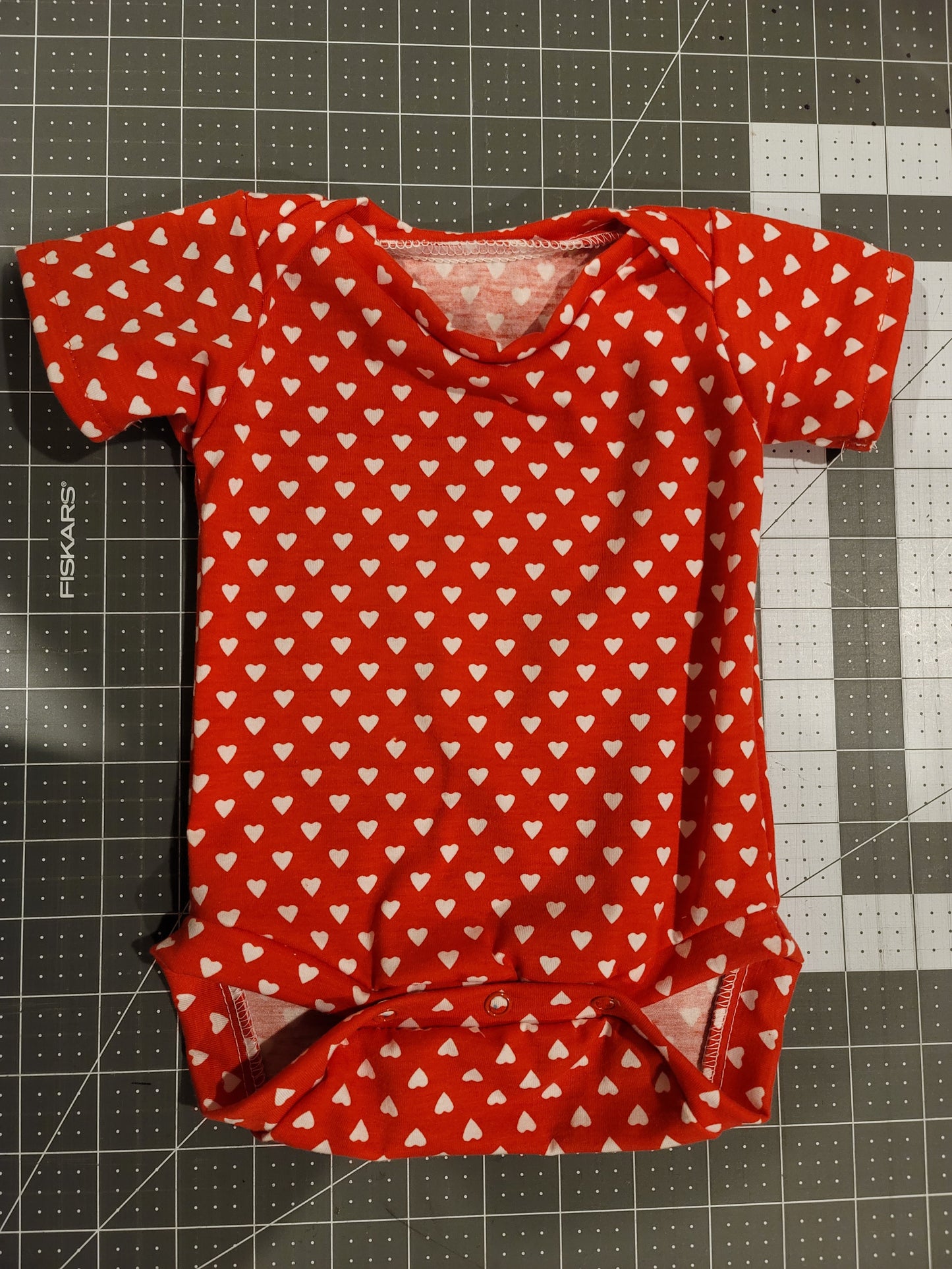 Hearts Newborn Body Suit