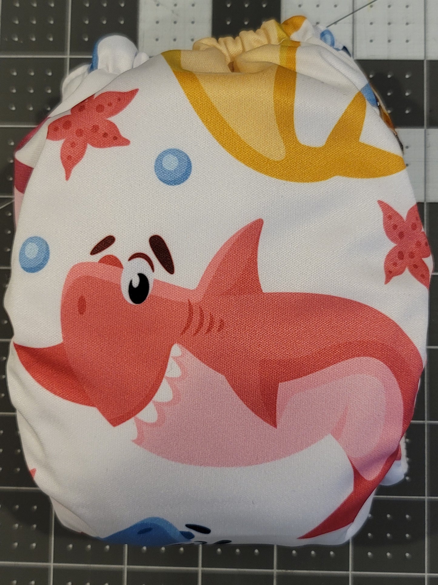 Big Silly Sharks AIO Newborn Diaper