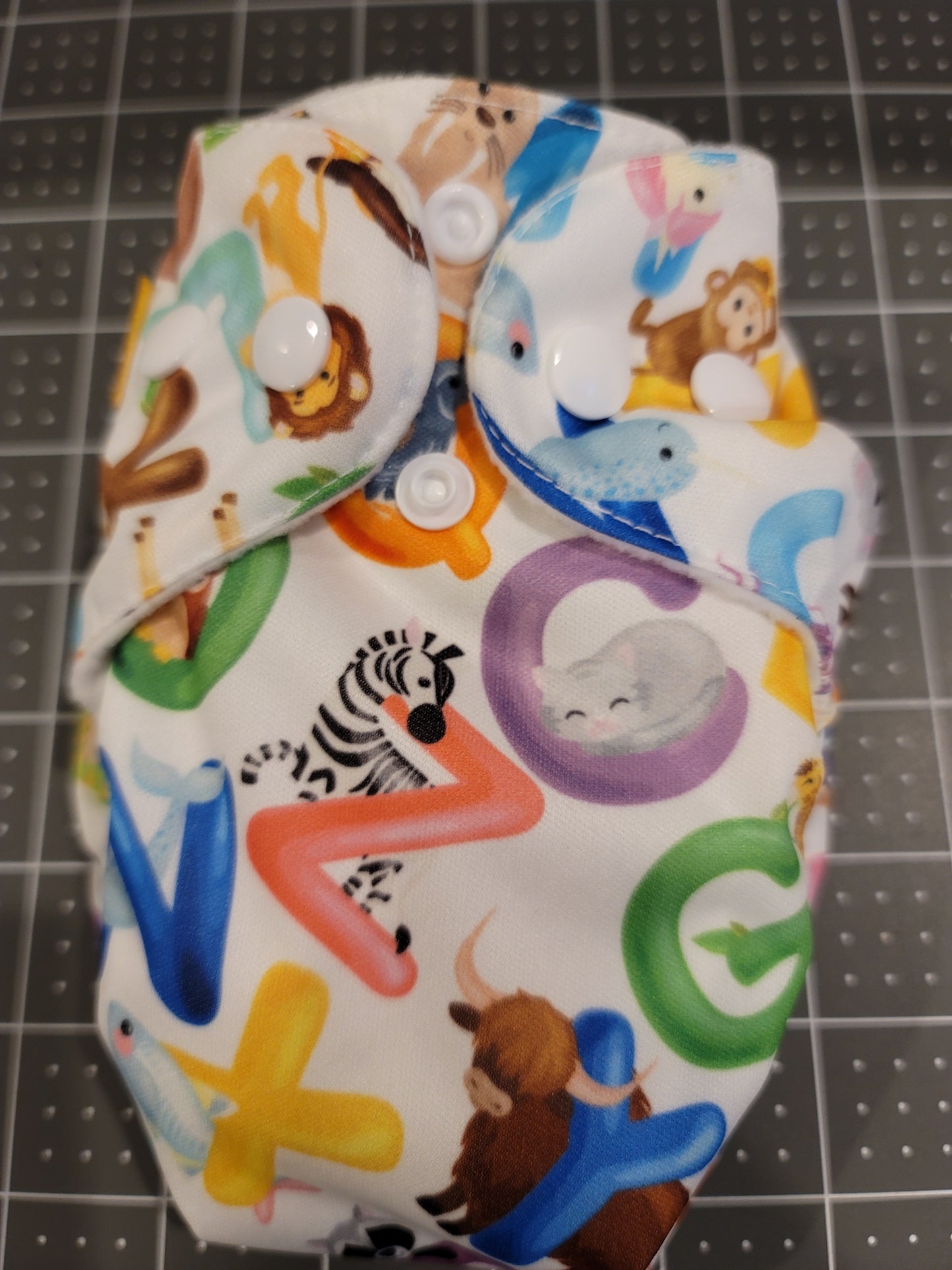 Animal Alphabet AIO Newborn Diaper