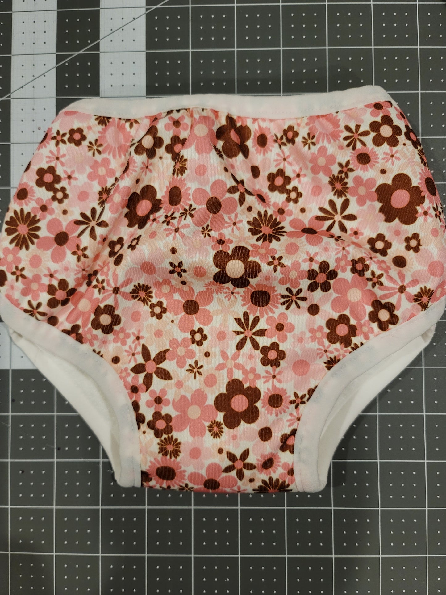 Pink and Brown Floral Multi Size Waterproof Training Pants