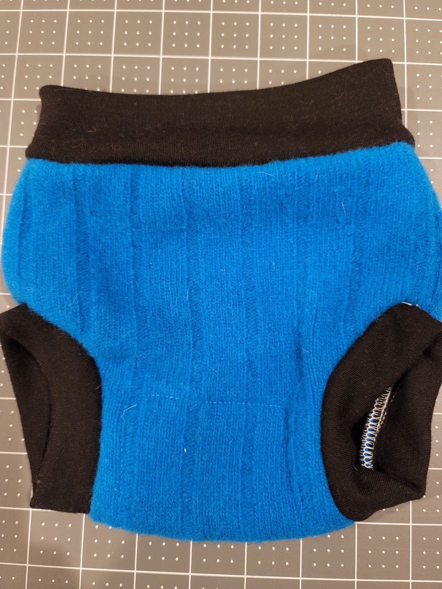 Peacock Blue Small Wool Diaper Cover