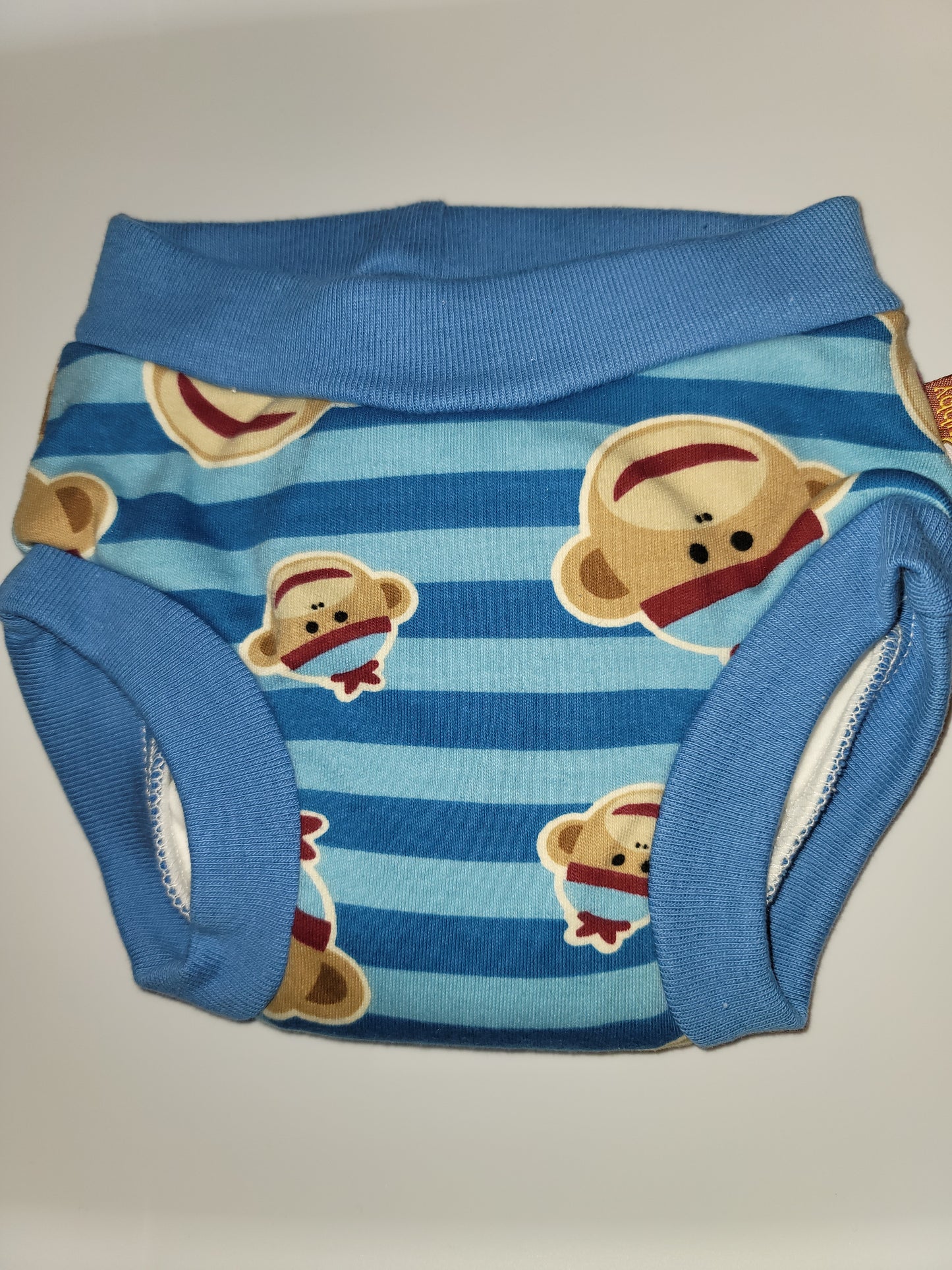 Sock monkey cloth training pants