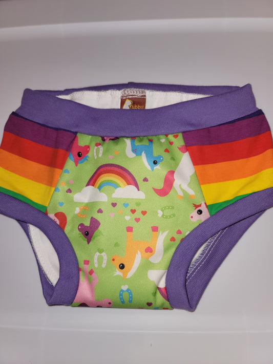 Ponies and Rainbows Partially Waterproof Training Pants