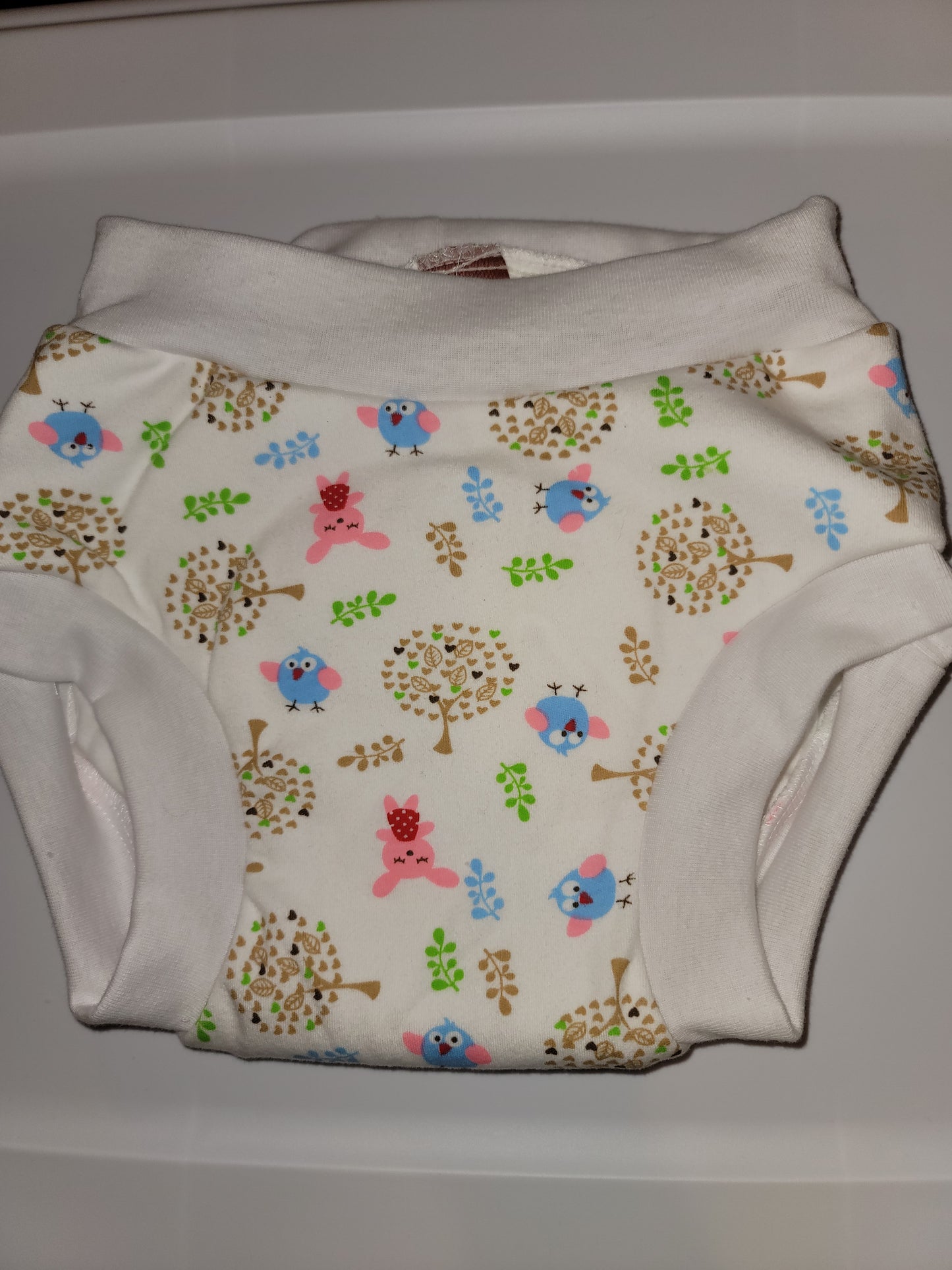 Birds and Bunnies Cloth Training Pants