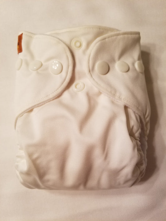 BubbyBums Butter Yellow Newborn AIO Diapers with Pocket Opening