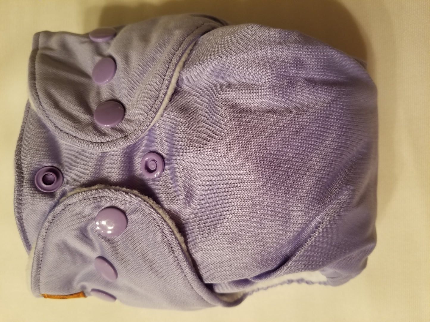 BubbyBums Lilac Newborn AIO Diapers with Pocket Opening