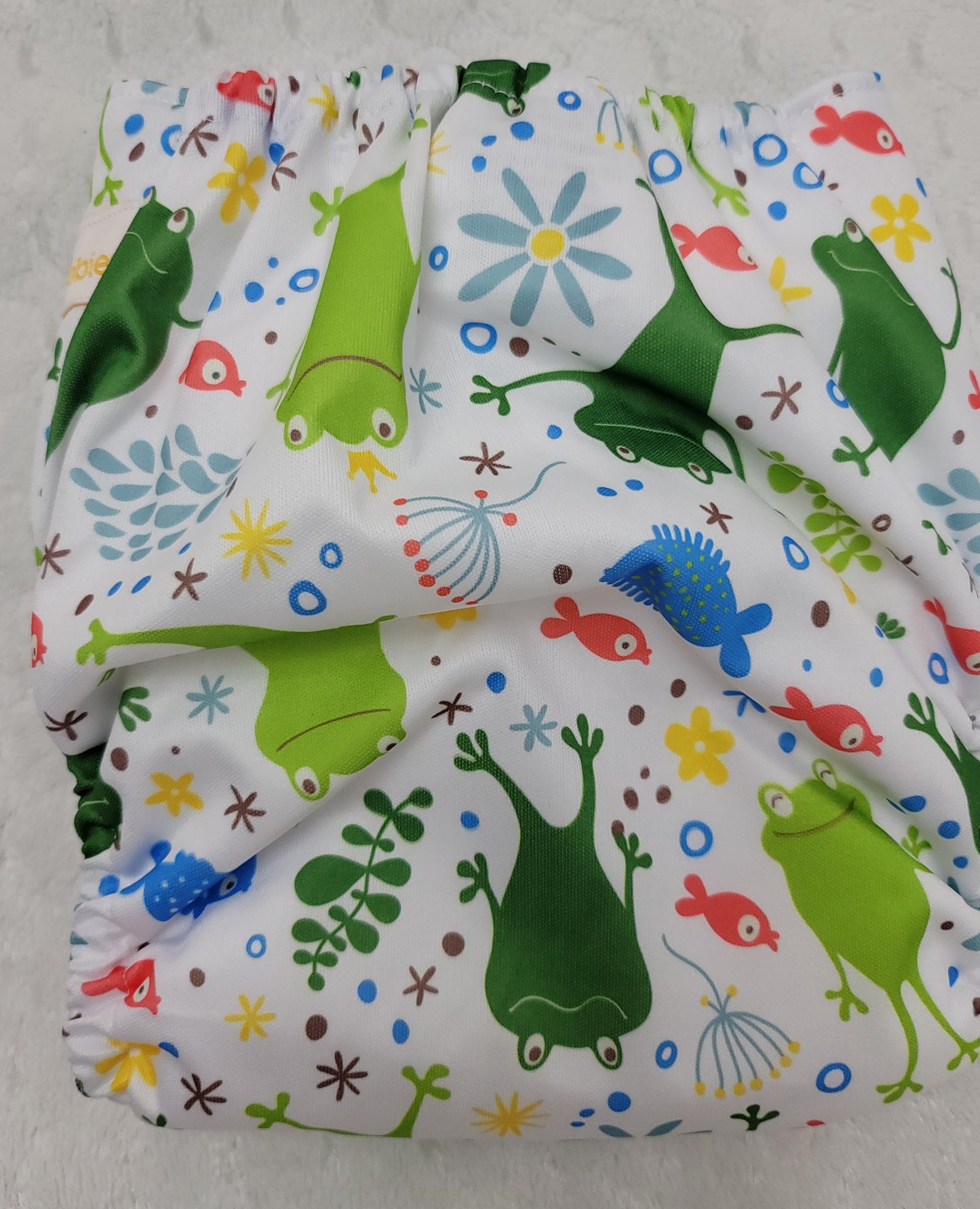 Frogs One Size Pocket Diaper