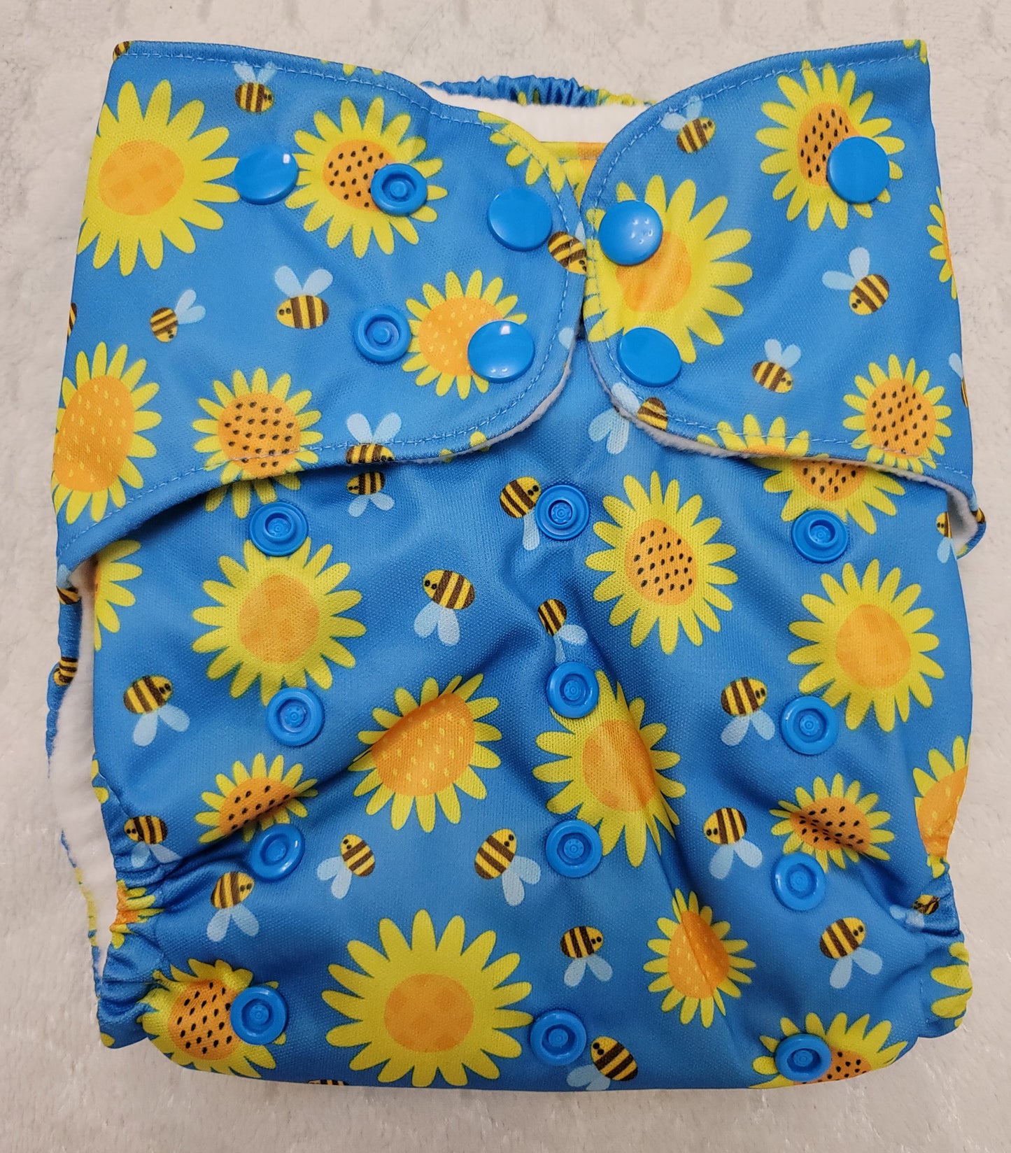 Sunflowers One Size Pocket Diaper