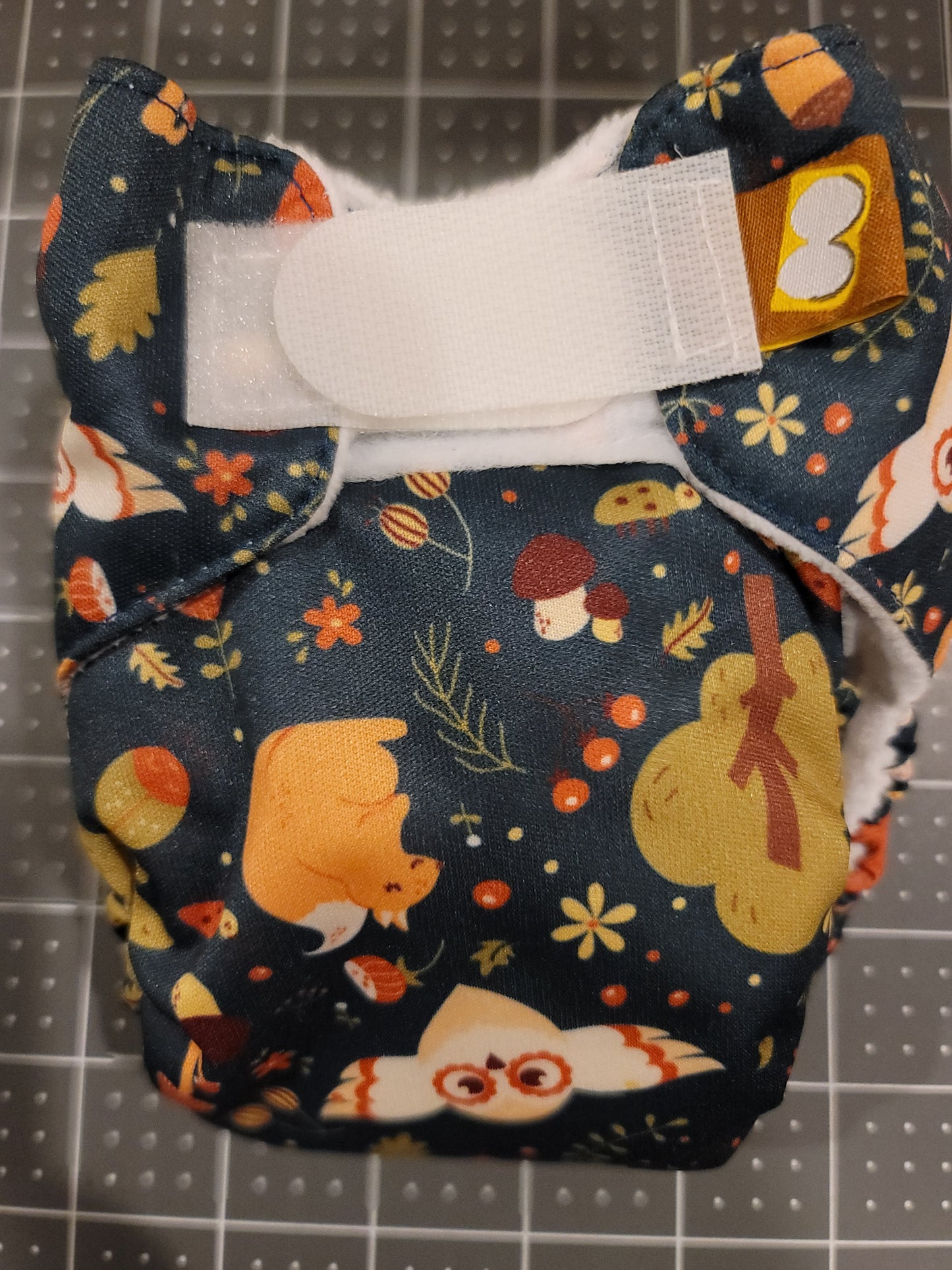 Newborn AIO Diaper with Hook & Loop Closure