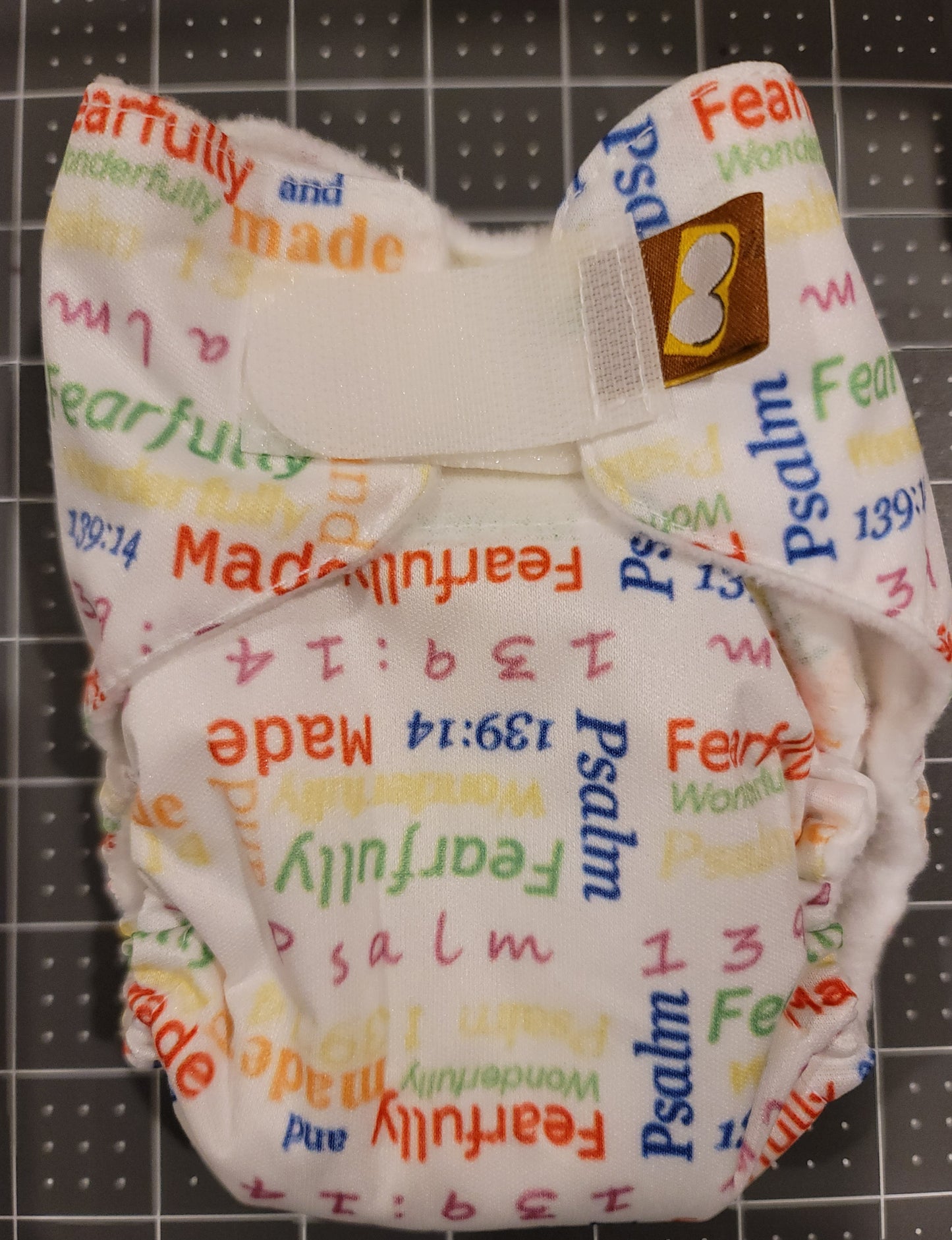 Newborn AIO Diaper with Hook & Loop Closure