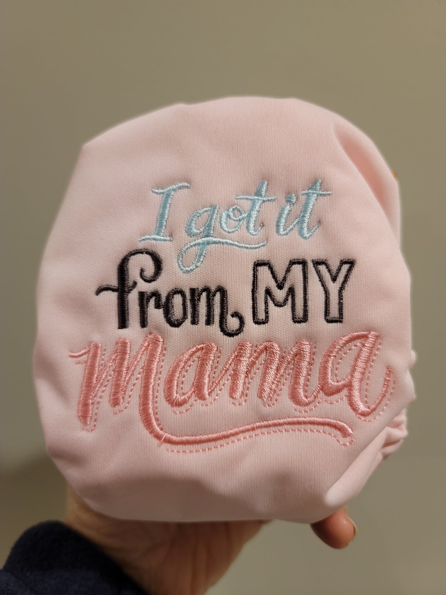 "I Got it From My Mama" AIO Newborn Diaper