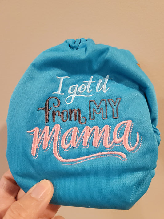 "I Got it From My Mama" AIO Newborn Diaper