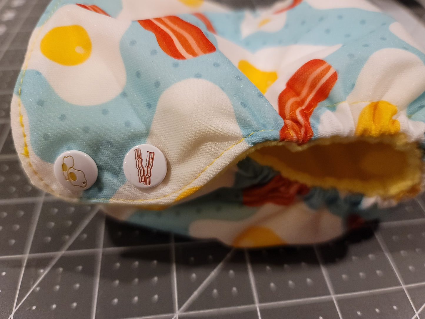 Bacon & Eggs AIO Side Snap Closure Newborn Diaper