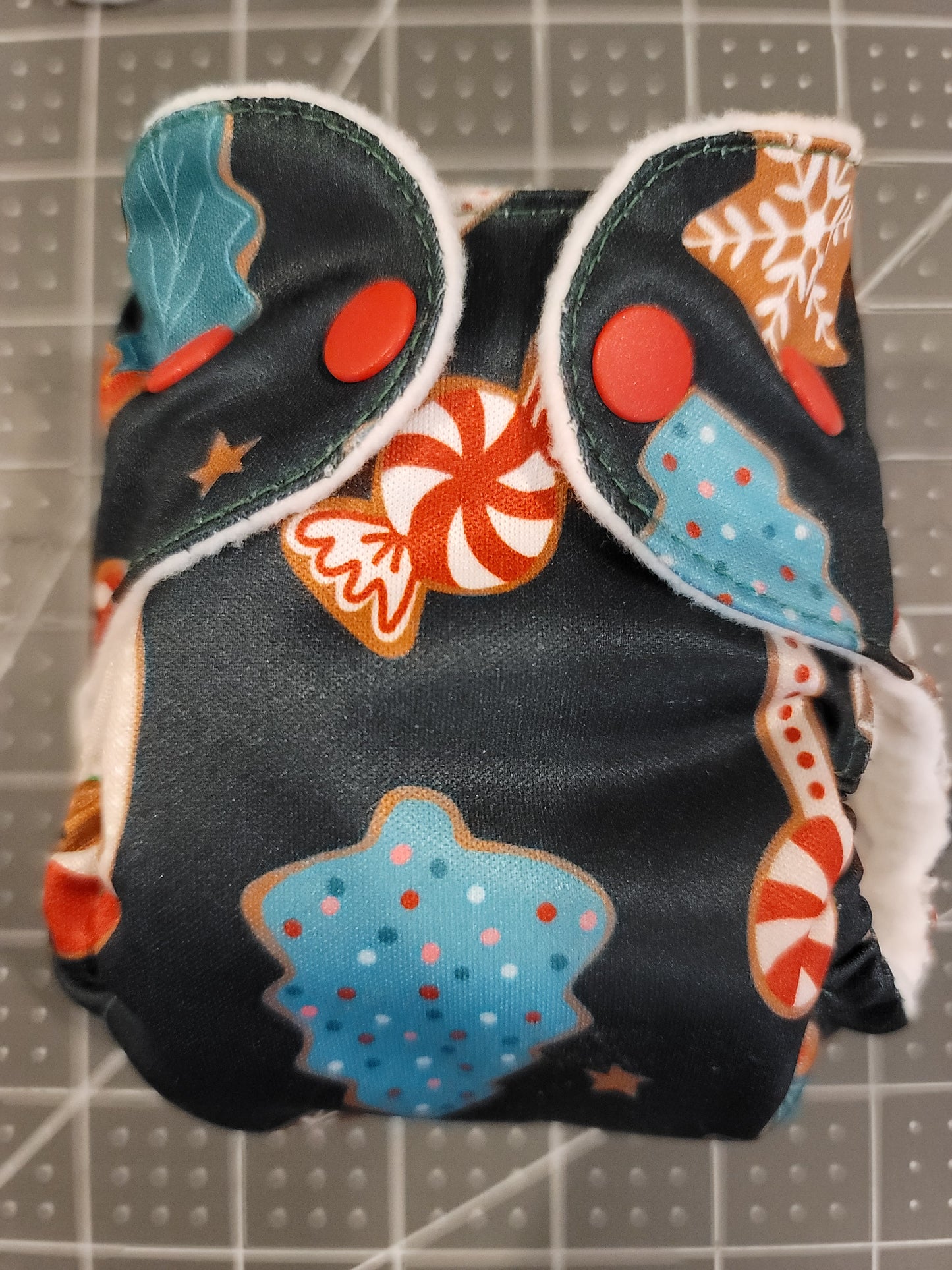 Christmas themed AIO Preemie Diaper