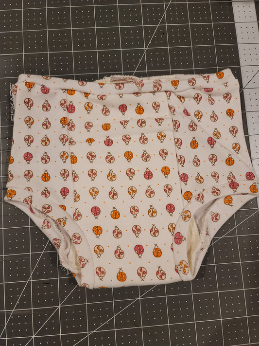 Ladybugs on White Cloth Training Pants size 2T